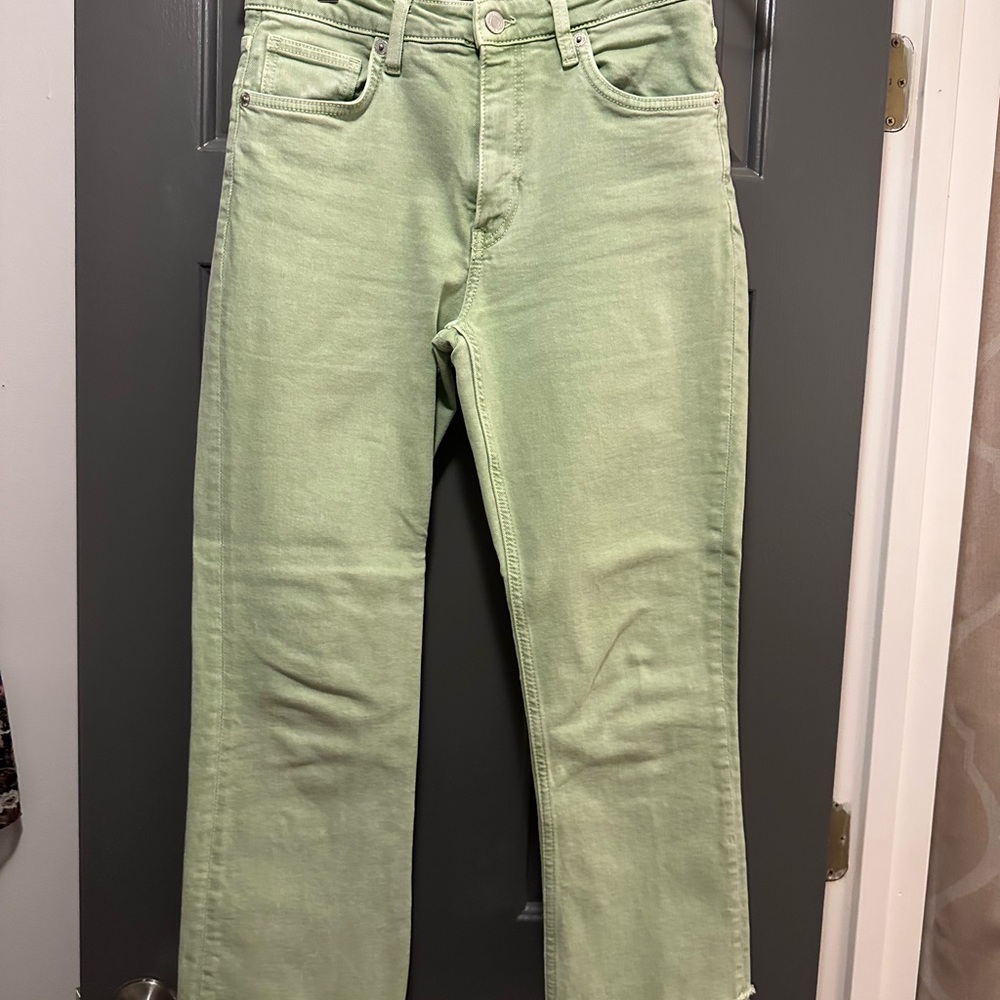 Light Green Denim Jeans